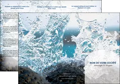 creation graphique en ligne depliant 3 volets  6 pages  eau flot mer MLGI36397