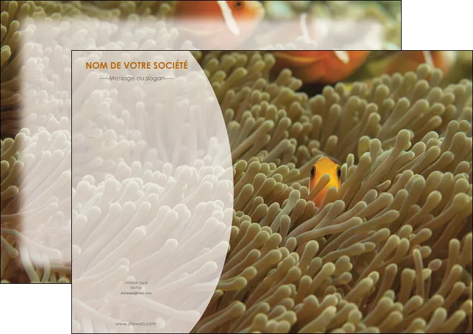personnaliser modele de affiche animal nemo macro original MID36425