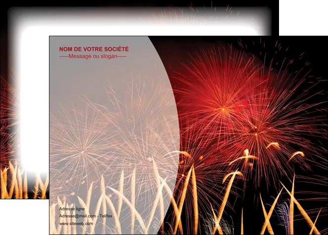 realiser affiche 14 juillet feux dartifice artificier MIFLU36635