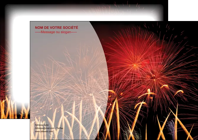 exemple affiche 14 juillet feux dartifice artificier MIS36637