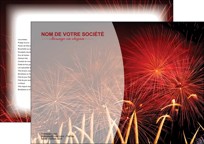creer modele en ligne set de table 14 juillet feux dartifice artificier MLGI36645