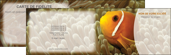 personnaliser modele de carte de visite paysage belle photo nemo poisson MIDCH36865