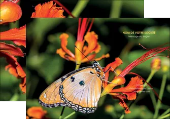 cree pochette a rabat belle photo de papillon macro couleur MLGI37003