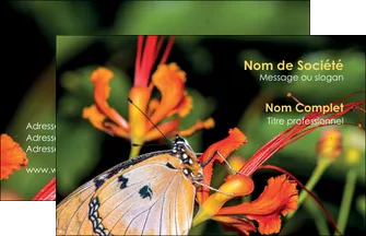 cree carte de visite belle photo de papillon macro couleur MLGI37005