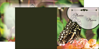personnaliser modele de depliant 2 volets  4 pages  jardin nature feuilles MLGI37353