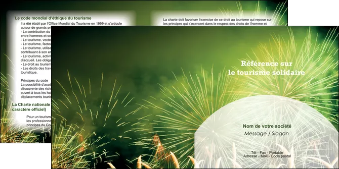 faire depliant 2 volets  4 pages  evenement evenementiel lumiere MIFBE37385