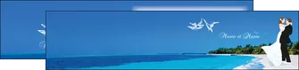 modele en ligne depliant 2 volets  4 pages  plage mer sable blanc MLGI37613