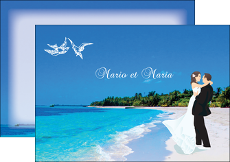 impression flyers plage mer sable blanc MLGI37619