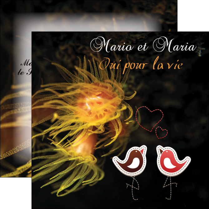 personnaliser modele de flyers meduse sous marine plongee MLGI37821