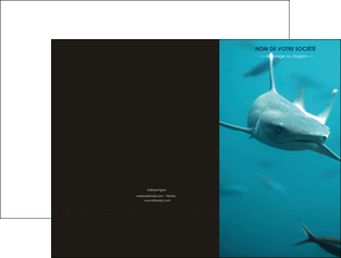modele en ligne pochette a rabat animal requin plongee ocean MLGI37891