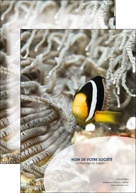 faire affiche animal poisson plongee nature MLIGLU37899