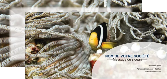 imprimerie flyers animal poisson plongee nature MID37923