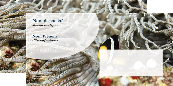 personnaliser modele de enveloppe animal poisson plongee nature MIFBE37933