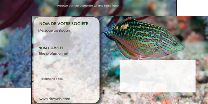 modele en ligne enveloppe plongee  poisson plongee nature MIFCH38153
