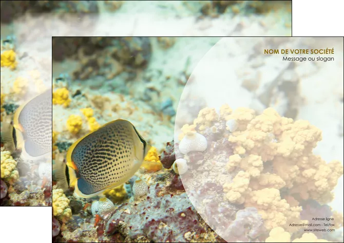 imprimerie affiche plongee  poisson plongee nature MLGI38243