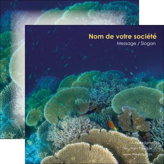 maquette en ligne a personnaliser flyers chasse et peche algues vertes poissons animal MIFBE38323