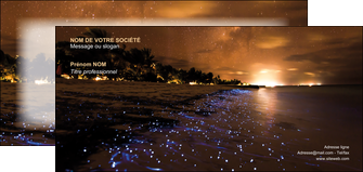 personnaliser maquette carte de correspondance tourisme  plage bord de mer couche de soleil MIDLU39239