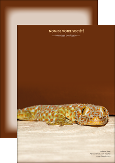 creation graphique en ligne affiche animal reptile cameleon animal MLGI39497