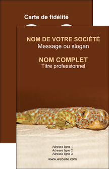 maquette en ligne a personnaliser carte de visite animal reptile cameleon animal MLGI39513