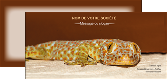creation graphique en ligne flyers animal reptile cameleon animal MLGI39523