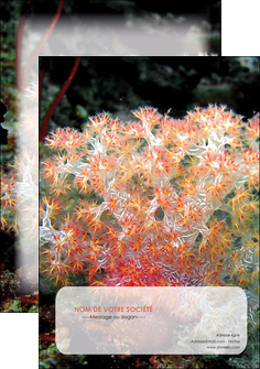 modele en ligne affiche fleurs fleurs sous marine herbier MLGI39961