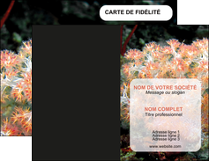 modele en ligne carte de visite fleurs fleurs sous marine herbier MLGI39971