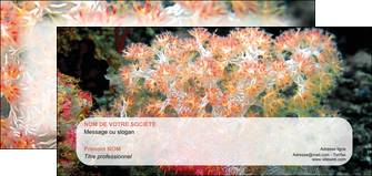personnaliser maquette carte de correspondance fleurs fleurs sous marine herbier MLGI39985