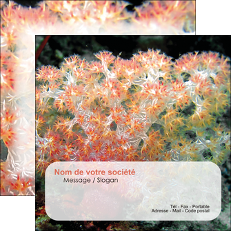 creation graphique en ligne flyers fleurs fleurs sous marine herbier MLGI39995