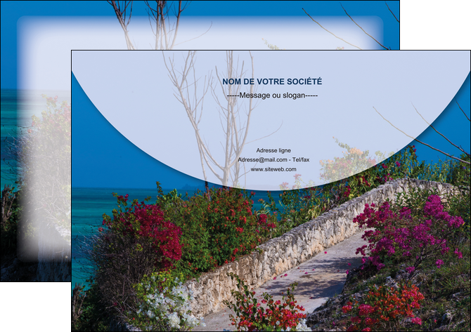 personnaliser modele de flyers fleuriste et jardinage allee des fleurs rue des fleurs fond MLGI40075
