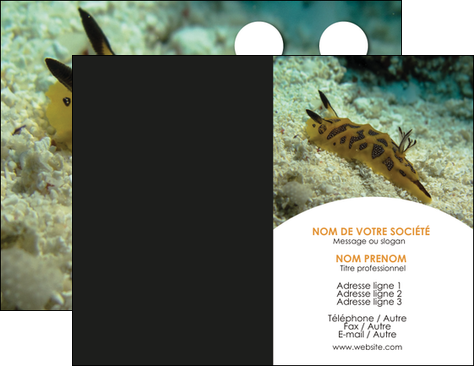 impression carte de visite animal crevette crustace animal MIFLU40141
