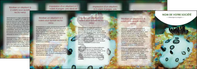 realiser depliant 4 volets  8 pages  animal poisson sous marine nature MLIGLU40181