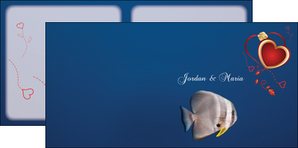 maquette en ligne a personnaliser depliant 2 volets  4 pages  poisson sous  mer nature MLGI40327