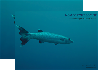 realiser affiche animal poisson plongee nature MID40361