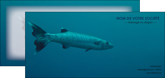 maquette en ligne a personnaliser flyers animal poisson plongee nature MIDBE40371