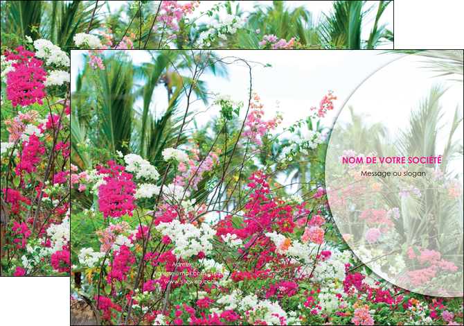 modele pochette a rabat fleuriste et jardinage fleurs plantes nature MLGI40473