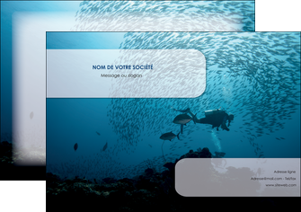 creation graphique en ligne affiche plongee  plongee plongee sous  marine plongeurs MIFBE40537