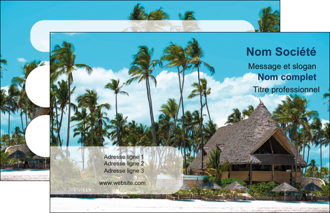 exemple carte de visite agence immobiliere maison maison sur la plage lotissement MLIP40589