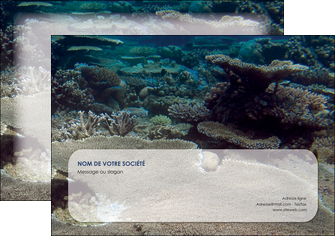 imprimer affiche plongee  massif de corail mer nature MIFBE40643