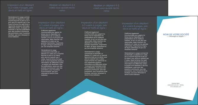 imprimer depliant 4 volets  8 pages  abstrait design texture MIFLU41589