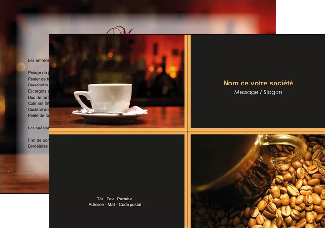exemple flyers bar et cafe et pub bar cafe pub MIFBE41839