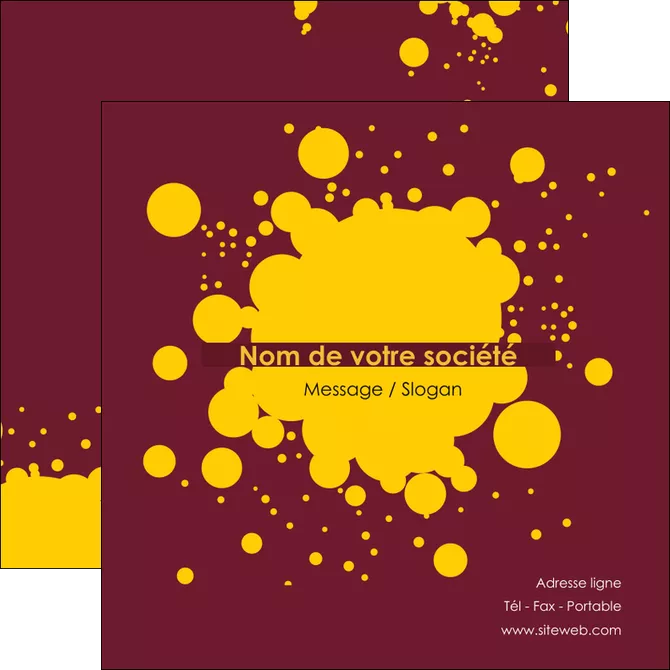 impression flyers peinture tache de peinture decale MIFCH42011