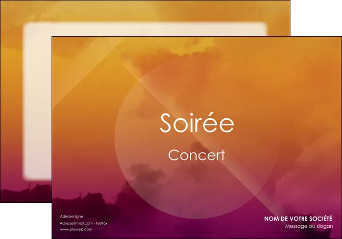 personnaliser modele de affiche lune ciel beaute MIFBE42513