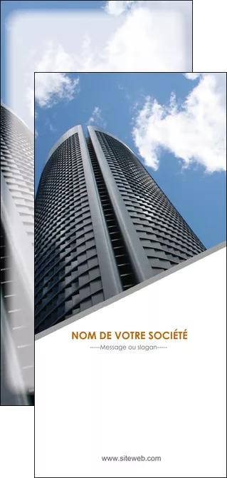 modele en ligne flyers agence immobiliere immeuble gratte ciel immobilier MLGI42553