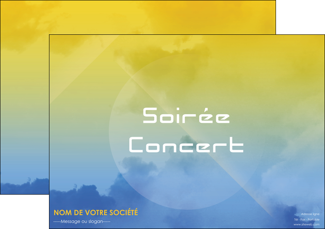 modele en ligne affiche soiree concert show MIFCH42655