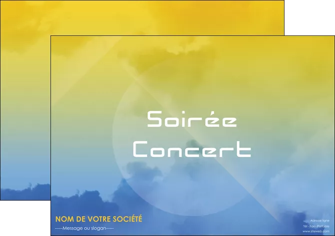 modele en ligne affiche soiree concert show MLGI42655