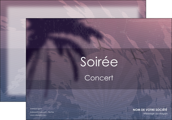 creation graphique en ligne affiche soiree concert show MIDLU42761