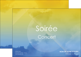imprimer flyers soiree concert show MIDCH42783