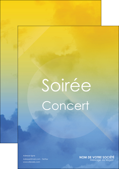 faire flyers soiree concert show MID42807
