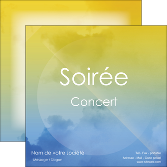 faire flyers soiree concert show MMIF42809