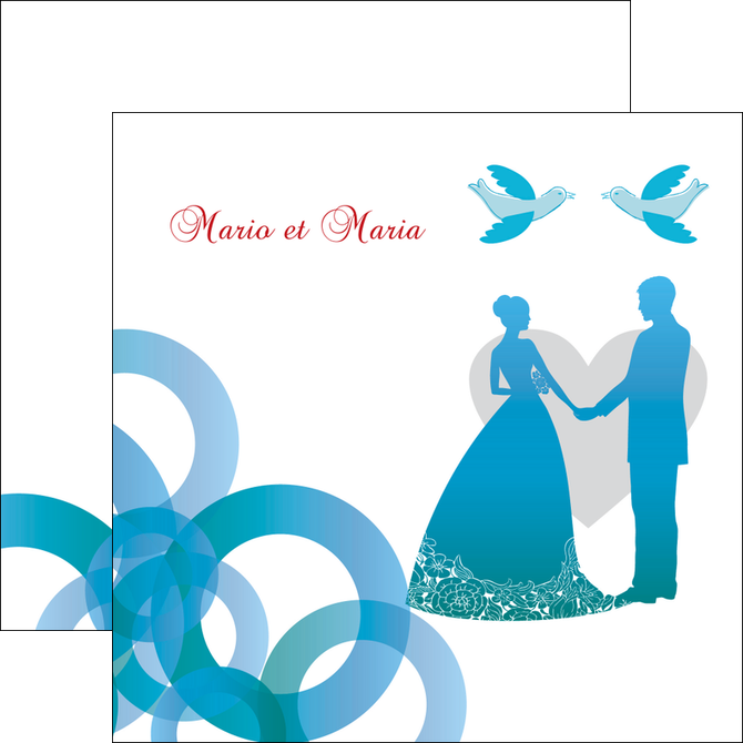 cree flyers mariage noces union MIDCH42827